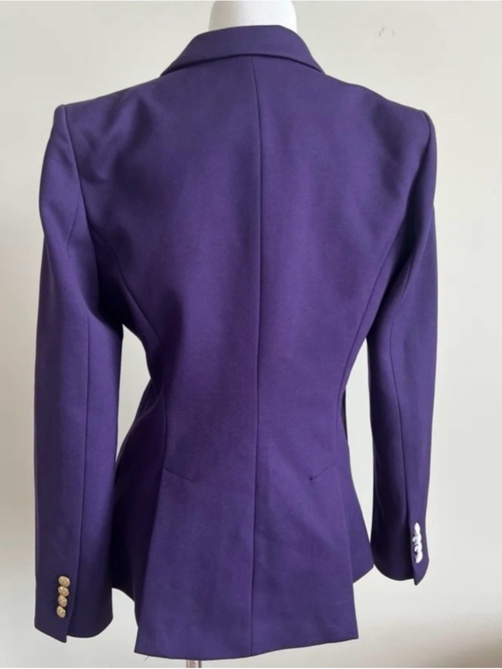 New-WHBM White House black market Lux Editor purple Blazer jacket in a 4 $225.00 - Picture 3 of 5